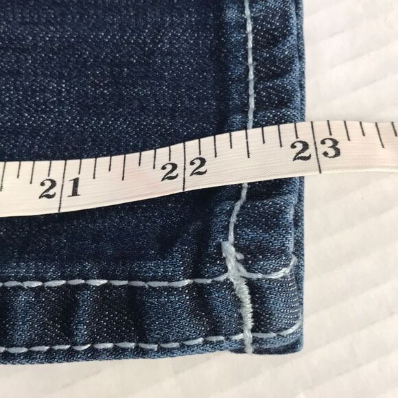 VIGOSS Dublin CAPRI Skimmer Jeans Women's Size 1/2 Embellished Denim Ankle Crop - Picture 15 of 15